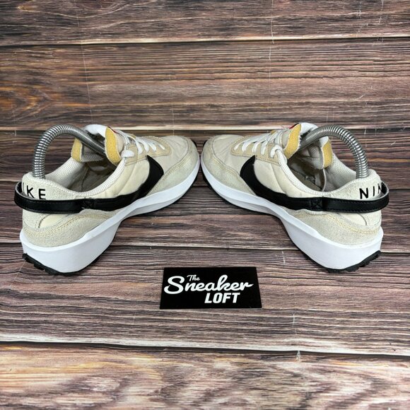 Nike Women's‎ Waffle Debut Sanddrift Black White Suede Athletic Shoes 6.5 - Picture 5 of 8